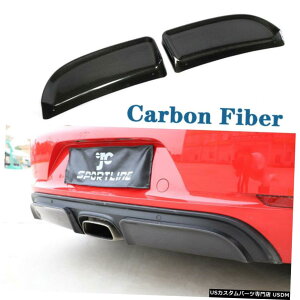 GAp[c J[{Aop[fBt[U[Xvb^ɂĂ̓|VF718{NX^[PC}2016N2019N Carbon Rear Bumper Diffuser Splitters For Porsche 718 Boxster Cayman 2016-2019
