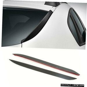 GAp[c BMW X6 4hA2008N2013N̍HubNpPUAEBhEtBX|C[ECOtBbg PU Rear Window Fins Spoiler Wing Fit for BMW X6 4 Door 2008-2013 Factory Black