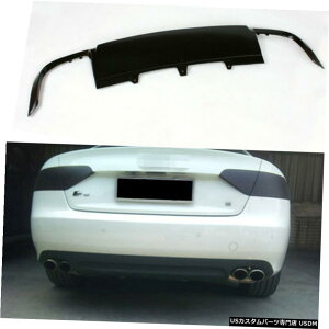 GAp[c Aop[fBt[U[K[hX|C[{fBLbgtBbĝ߂̃AEfBA5 2008N2011N}bgubN Rear Bumper Diffuser Guard Spoiler Body Kit Fit For Audi A5 2008-2011 Ma