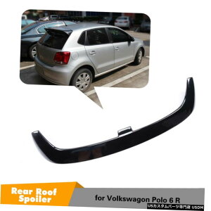 GAp[c A[tX|C[EBhEEBÔ߂ɃtHNX[QVW|2010-2018 FRPCubN Rear Roof Spoiler Window Wing For Volkswagen VW Polo 2010-2018 FRP Refit Black