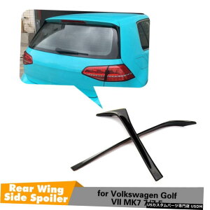 GAp[c 2PCSAEBhẼTChX|C[ECOTirmJo[VW GOLF 7 7.5 MK7 MK7.5 14-18 2PCS Rear Window Side Spoiler Wing Tirm Cover For VW GOLF 7 7.5 MK7 MK7.5 14-18