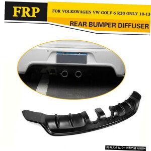GAp[c VWSt6 VI MK6 R20pAop[fBt[U[bvX|C[EX^CCꂽ912 Rear Bumper Diffuser Lip Spoiler E Style Refit for VW Golf 6 VI MK6 R20 09-12