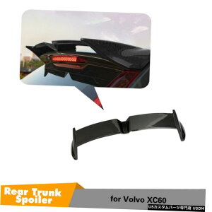GAp[c {{XC60̂߂ɎԂ̃A[tX|C[gbvEBOtBbg2018N2020ÑJ[{bNubN Car Rear Roof Spoiler Top Wing Fit For Volvo XC60 2018-2020 Carbon Look Black