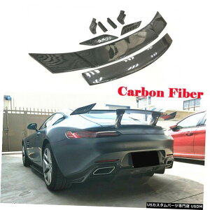 GAp[c 1Zbg̃J[{t@Co[AgNX|C[[VOECOɂĂBENZ AMG GTN[y15-18 1 Set Carbon Fiber Rear Trunk Spoiler Racing Wing For BENZ AMG GT Coupe 15-18