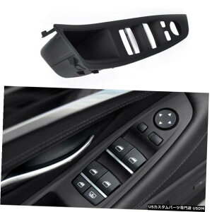 �G�A���p�[�c 1PC�����h�A�̃O���u�n���h���J�o�[�X�C�b�`�x�[���̂��߂�BMW 5Series F10 F18�u���b�N 1PC Interior Door Grab Handle Cover Switch Bezel For BMW 5Series F10 F18 Black �y���s�A���i�z