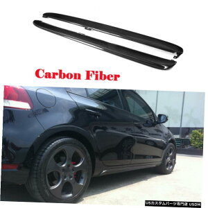 GAp[c tHNX[QVWSt6 MK6 GTI 2010N2013NYf@ۂ̂߂2PCSTChXJ[gX|C[ 2PCS Side Skirt Spoiler for Volkswagen VW Golf 6 MK6 GTI 2010-2013 Carbon Fiber
