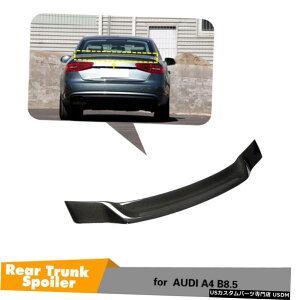 GAp[c AEfBA4 / A4L 2013N2016N̍Ĥ߂̃J[{t@Co[AgNX|C[u[gECOtBbg Carbon Fiber Rear Trunk Spoiler Boot Wing Fit for Audi A4/A4L 2013-2016 Factory