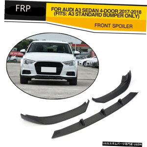 GAp[c FRPtgop[X|C[`Xvb^BodykittBbgpAEfBA3Z_4-D 17-18 FRP Front Bumper Spoiler Chin Splitter Bodykit Fit For Audi A3 Sedan 4-D 17-18