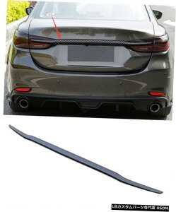 GAp[c J[{t@Co[X^Ce[AgNbhJo[ĝ߂Ƀ}c_6AeU19-20 Carbon fiber style Tail Rear Trunk Lid Cover Trim For Mazda 6 Atenza 19-20