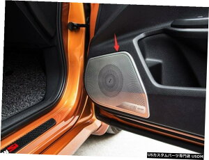 GAp[c XeXhAXs[J[̓z_VrbN2016N2018N̂߂ɃgJo[ Stainless Interior Door Speaker Decoration cover Trim For Honda Civic 2016-2018