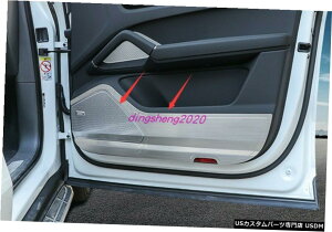 GAp[c XeX|̃hAA`LbNA`_[eBK[hJo[Ƀ|VFJCG18-20 Stainless steel Door Anti-Kick Anti-Dirty Guard Cover For Porsche Cayenne 18-20