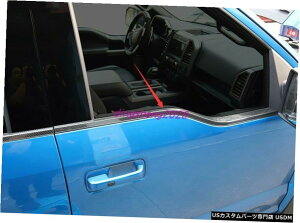 GAp[c J[{t@Co[X^CGNXeA̎Ԃ̑ggtH[hF150 F150 2017N2020N Carbon fiber style Exterior car Window trim Trim For Ford F150 F-150 2017-2020