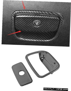 GAp[c Yf@ۃX^[gW[vOh`FL[2011N2020N̋pCbgXg[W{bNXnh Carbon fiber Start Co-pilot Storage Box Handle For Jeep Grand Cherokee 2011-2020