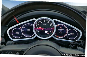 GAp[c |VFJCG2018-2020pABSN[CeAAtg_bV{[hJo[g ABS Chrome Interior front dashboard cover trim For Porsche Cayenne 2018-2020