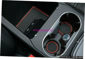 GAp[c |VFJCG2018-2020̂߂ɎԂ̃CeAhA}bgQ[gXbgpbhJbv}bgz[h Car Interior Door Mat Gate Slot Pad Cup Mat Hold For Porsche Cayenne 2018-2020
