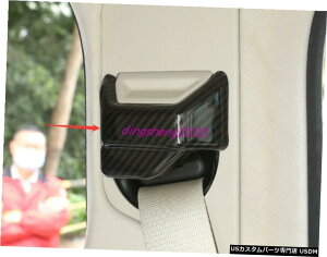 GAp[c xcGNXG500 G63̂߂̒Yf@ۂ̃X^CV[gxgg192020 Carbon fiber style Seat belt decorative frame For Benz G Class G500 G63 19-2020