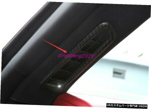 GAp[c }ZeBoe2016-2019̂߂̒Yf@ۂ̃X^CAs[GAAEgbgJo[g Carbon fiber style A-pillar Air Outlet Cover trim For Maserati Levante 2016-2019