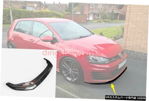 GAp[c J[{tgop[K[hJo[ɃtHNX[QSt7 GTI^CvA 2012N2015N Carbon Front Bumper Lower Guard Cover For Volkswagen Golf 7 GTI Type A 2012-2015