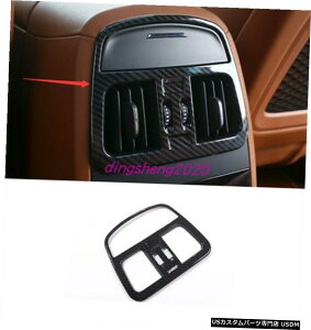 �G�A���p�[�c �}�Z���e�B���o���e16����2019�̂��߂̒Y�f�@�ۂ̃X�^�C�����A�G�A�x���g�A�E�g���b�g�J�o�[�g���� Carbon fiber style Rear Air Vent Outlet Cover Trim For Maserati Levante 16-2019