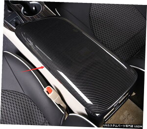GAp[c J[{t@Co[X^CCeAA[Xg{bNXpl̃g^J18-20 Carbon fiber style Interior Armrest Box Decorative Panel For Toyota Camry 18-20