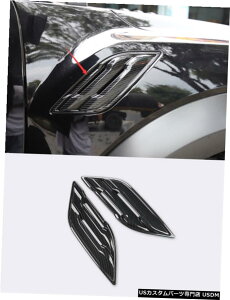 GAp[c Yf@ۂ̃X^CGA[t[xgTChtF_[̃CeAgtH[hF150 2015N2020N Carbon fiber style Air Flow Vent Side Fender Decor Trim For Ford F150 2015-2020