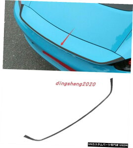 GAp[c J[{t@Co[e[tBJo[gAX|C[̂߂Ƀ|VF718PC}2016N2019N Carbon Fiber Tail Fins Cover Trim Rear Spoiler For Porsche 718 Cayman 2016-2019