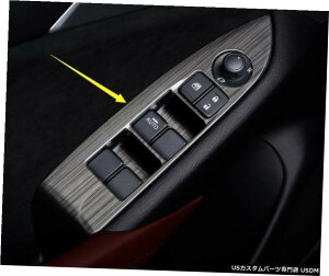 GAp[c }c_CX3 CX3 2017 2018pubN`^EChEXCb`plJo[Tirm Black titanium window switch panel cover Tirm For Mazda CX-3 CX3 2017 2018