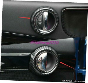 GAp[c J[{t@Co[X^ChAnht[Jo[ĝ߂̃~jN[p[Jg[}F60 Carbon fiber style Door Handle Frame Cover Trim For Mini Cooper Countryman F60