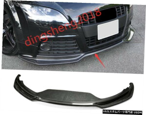 GAp[c J[{t@Co[GNXeAop[tBbgOʔx̂߂ɃAEfBTT SCAS Carbon Fiber Exterior Bumper Fit Front Board Guard For Audi TT S-line AS