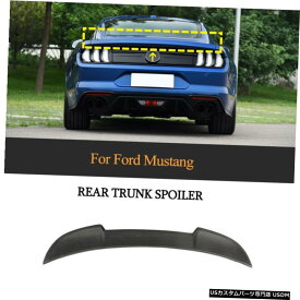 エアロパーツ カーボンファイバーリアトランクスポイラーブートテールウイングリップフォードマスタングクーペ15-19 Carbon Fiber Rear Trunk Boot Spoiler Tail Wing Lip For Ford Mustang Coupe 15-19