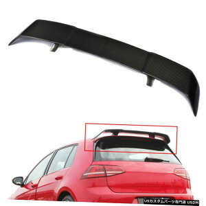 GAp[c J[{t@Co[A[tX|C[gbvECObvɂĂVWSt7 VII MK7 GTI 2014N2017N Carbon Fiber Rear Roof Spoiler Top Wing Lip For VW Golf 7 VII MK7 GTI 2014-2017
