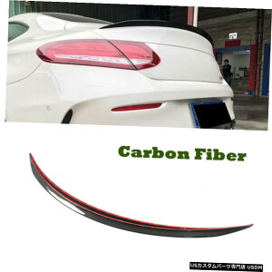 エアロパーツ カーボンファイバーリアトランクスポイラーウイングブーツリップのためにメルセデスCクラスC63 AMGクーペ Carbon Fiber Rear Trunk Spoiler Wing Boot Lip For Mercedes C Class C63 AMG Coupe