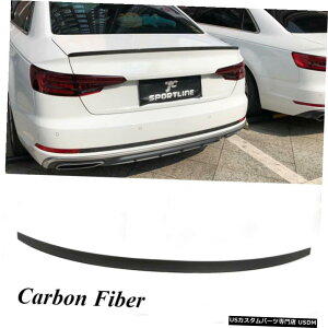 GAp[c J[{t@Co[AgNX|C[bvu[gECOLbgAEfBA4 B9 S4Z_17-19 Carbon Fiber Rear Trunk Spoiler Boot Lip Wing Kit For Audi A4 B9 S4 Sedan 17-19