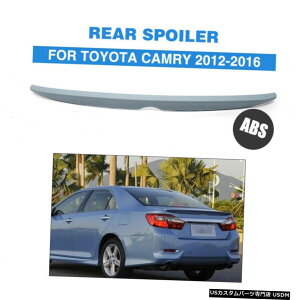 GAp[c g^J201216 UnpainedO[̏ꍇABSAgNX|C[bvu[gECOe[ ABS Rear Trunk Lip Spoiler Boot Wing Tail For Toyota Camry 2012-16 Unpained Gray