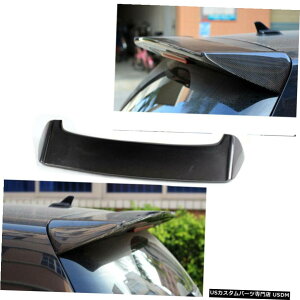 GAp[c VWSt6 VI MK6 GTI R20 2010-15N̂߂̃J[{t@Co[A[tX|C[gbvECObv Carbon Fiber Rear Roof Spoiler Top Wing Lip for VW Golf 6 VI MK6 GTI R20 2010-15