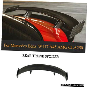 GAp[c J[{t@Co[AgNX|C[u[gECObvɂĂ̓xcC117 CLA250 CLA45 13-19 Carbon Fiber Rear Trunk Spoiler Boot Wing Lip For Benz C117 CLA250 CLA45 13-19
