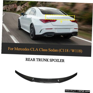 GAp[c J[{t@Co[AgNX|C[bvu[gECOtBbĝ߂̃xcCLA200 CLA250 201920 Carbon Fiber Rear Trunk Spoiler Boot Lip Wing Fit For Benz CLA200 CLA250 2019-20