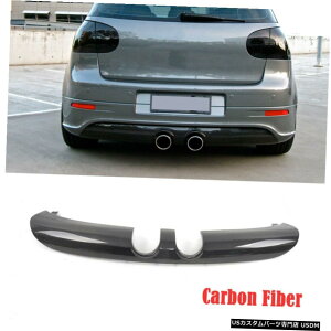 GAp[c J[{t@Co[Aop[fBt[U[o[e[bvɂĂVWStV 5 MK5 R32 2005N2007N Carbon Fiber Rear Bumper Bar Diffuser Tail Lip For VW Golf V 5 MK5 R32 2005-2007