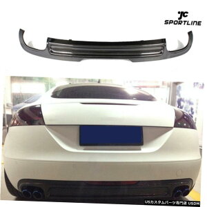 GAp[c AEfBTT 8J MK2pJ[{t@Co[Aop[fBt[U[X|C[08-10TTS SLINE Carbon Fiber Rear Bumper Diffuser Spoiler for Audi TT 8J MK2 08-10 Non-TTS Sline