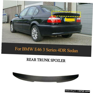 GAp[c J[{t@Co[AgNX|C[u[cEBOtBbĝ߂BMW E46 320i325IZ_9805 Carbon Fiber Rear Trunk Boot Spoiler Wing Fit For BMW E46 320i 325i Sedan 98-05