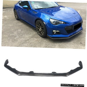 �G�A���p�[�c �J�[�{���t�@�C�o�[�t�����g���b�v�o���p�[�X�|�C���[�g���^GT86�X�o��BRZ STI FT86 12-13 Carbon Fiber Front Lip Bumper Spoiler For Toyota GT86 Subaru BRZ FT86 STI 12-13 �y���s�A���i�z