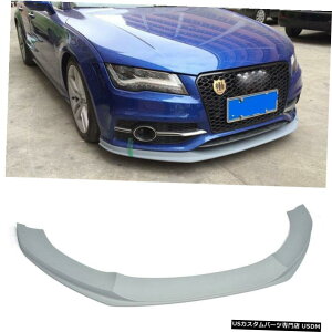 GAp[c FRPhtgop[bv`X|C[tBbĝ߂̃AEfBA7 SLINE SC122014 FRP Unpainted Front Bumper Lip Chin Spoiler Fit For Audi A7 Sline S-Line 12-2014