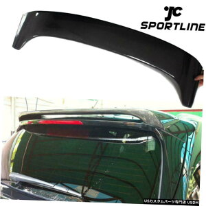 GAp[c BMWF15X5 2014N2018N̂߂̃J[{t@Co[A[tgbvbvX|C[ECOHtBbg Carbon Fiber Rear Roof Top Lip Spoiler Wing Factory Fit for BMW F15 X5 2014-2018