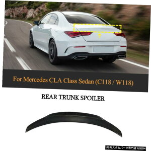 GAp[c J[{t@Co[AgNX|C[u[ge[bvtBbĝ߂̃xcCLA200 CLA250 201920 Carbon Fiber Rear Trunk Boot Spoiler Tail Lip Fit For Benz CLA200 CLA250 2019-20