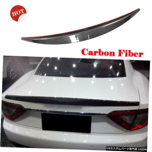 GAp[c J[{t@Co[AgNX|C[ECOLipFor}ZeBGTOc[XN[y814 Carbon Fiber Rear Trunk Spoiler Wing LipFor Maserati GT Gran Turismo Coupe 08-14