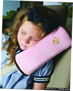 GAp[c q̎Ԃ̈SV[gxgpbhV_[XgbvNbVwbhsNT|[g Kids Car Safety Seat Belt Pad Pillow Shoulder Strap Cushions Head Supports Pink