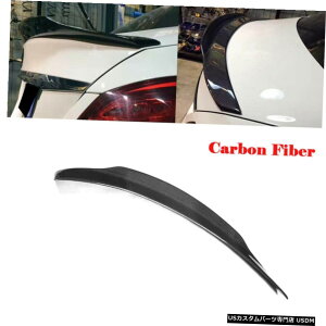 GAp[c J[{t@Co[AgNX|C[WingLiptBbĝ߂̃xcW205Z_C200 C300 15-19 Carbon Fiber Rear Trunk Spoiler WingLip Fit For Benz W205 Sedan C200 C300 15-19
