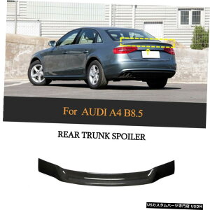 GAp[c AEfBA4 / A4L 2013N2016N̂߂̒Yf@ۍHꃊAgNX|C[ECOCꂽtBbg Carbon Fiber Factory Rear Trunk Spoiler Wing Refit Fit for Audi A4/A4L 2013-2016