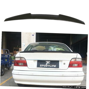 GAp[c BMW E39 5Series 520IZ_1996N1903N̂߂̃J[{t@Co[AgNX|C[bvEBO Carbon Fiber Rear Trunk Lip Spoiler Wing for BMW E39 5Series 520i Sedan 1996-03