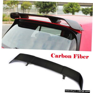 GAp[c VWSt7 VII MK7 GTI 2014N2017NJ[{t@Co[A[tX|C[gbvECObv̂߂ For VW Golf 7 VII MK7 GTI 2014-2017 Carbon Fiber Rear Roof Spoiler Top Wing Lip
